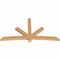 Ekena Millwork Alberta Smooth Timber Gable Bracket, Western Red Cedar, 96"W x 52"H x 3 1/2"D x 5 1/2"F, 13/12 Pitch GBW096X52X0406ALB00SWR - alternate 2